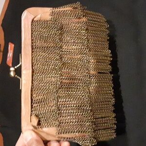 Elegant Chain Fringe Clutch